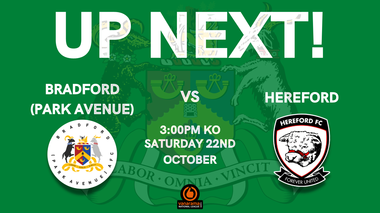 Bradford (Park Avenue) AFC News MATCH PREVIEW Bradford (Park Avenue
