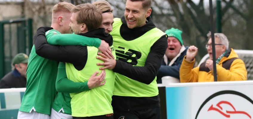 Celebrations after Longbottom's opener