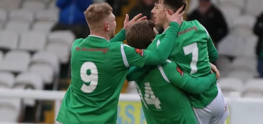Third goal celebrations