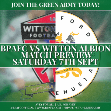 Matchday Preview: FA Trophy – Witton Albion vs Bradford (Park Avenue)