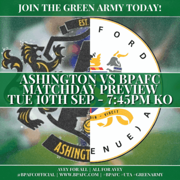 MATCHDAY PREVIEW: Ashington AFC vs Bradford (Park Avenue)
