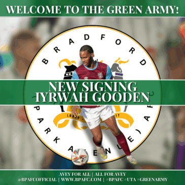 NEW SIGNING: Winger Iyrwah Gooden Joins Bradford (Park Avenue)