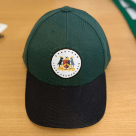 Green & Black Cap with Badge