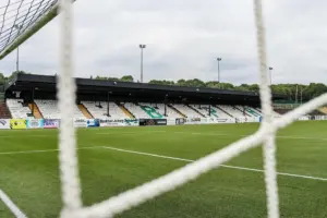 Horsfall Stadium Main Stand Through The Nets